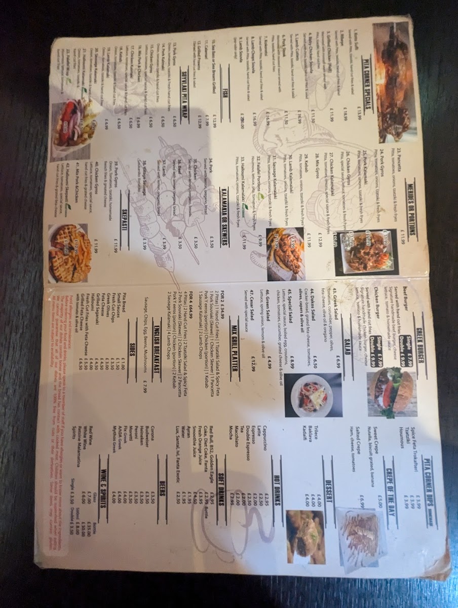 Pitta Corner Menu - Image 5